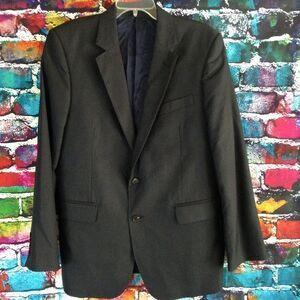 Jaeger Vitale Barberis Canonico Mayfair Suit Jacket Super 140s Wool 42S
